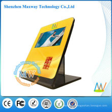 Acrylic counter display with 7 inch lcd screen
